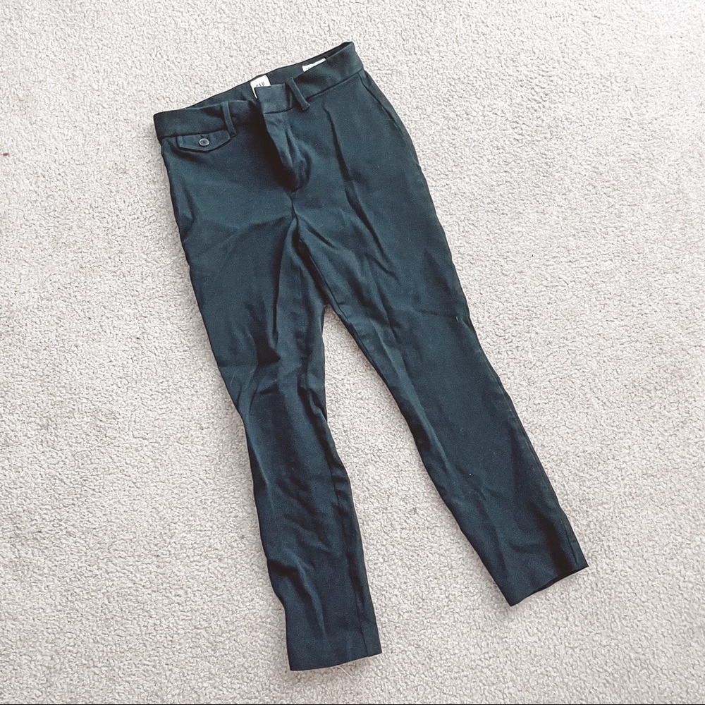 Gap high rise signature skinny ankle black pants - Picture 2 of 7